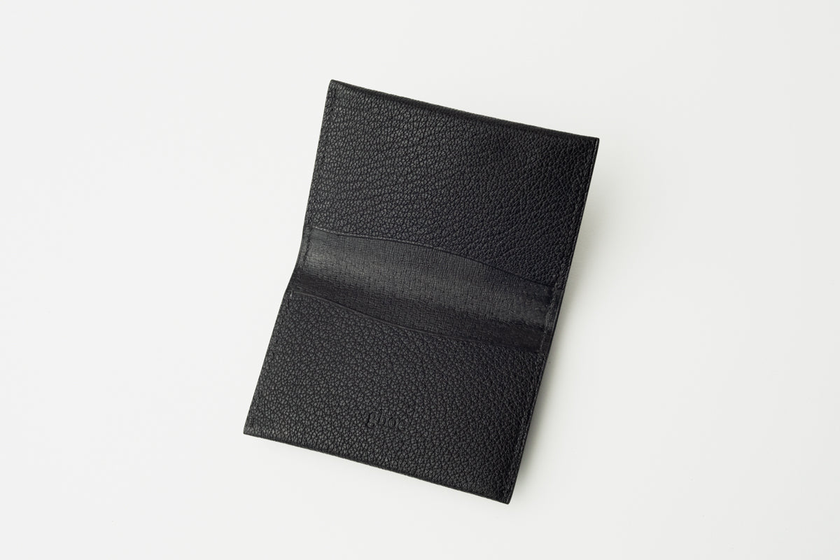 二つ折りカードケース 茶利八方