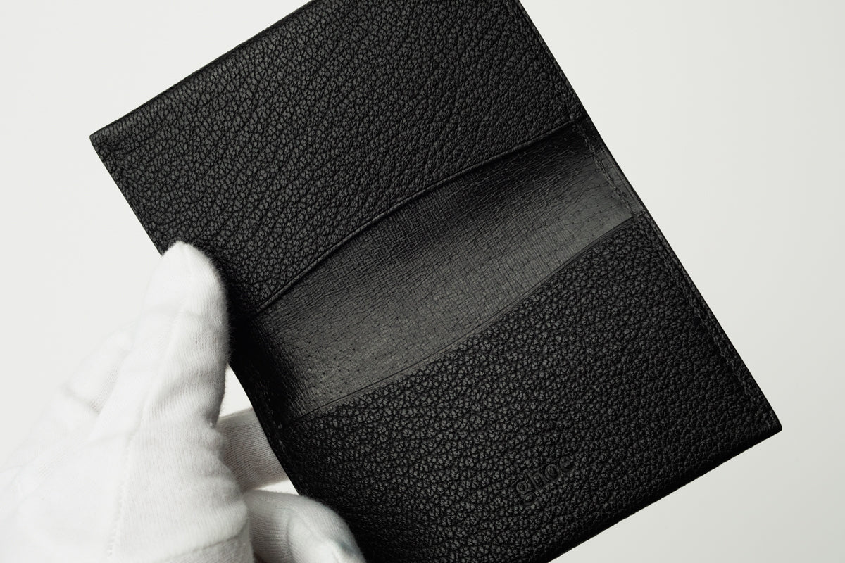 二つ折りカードケース 茶利八方