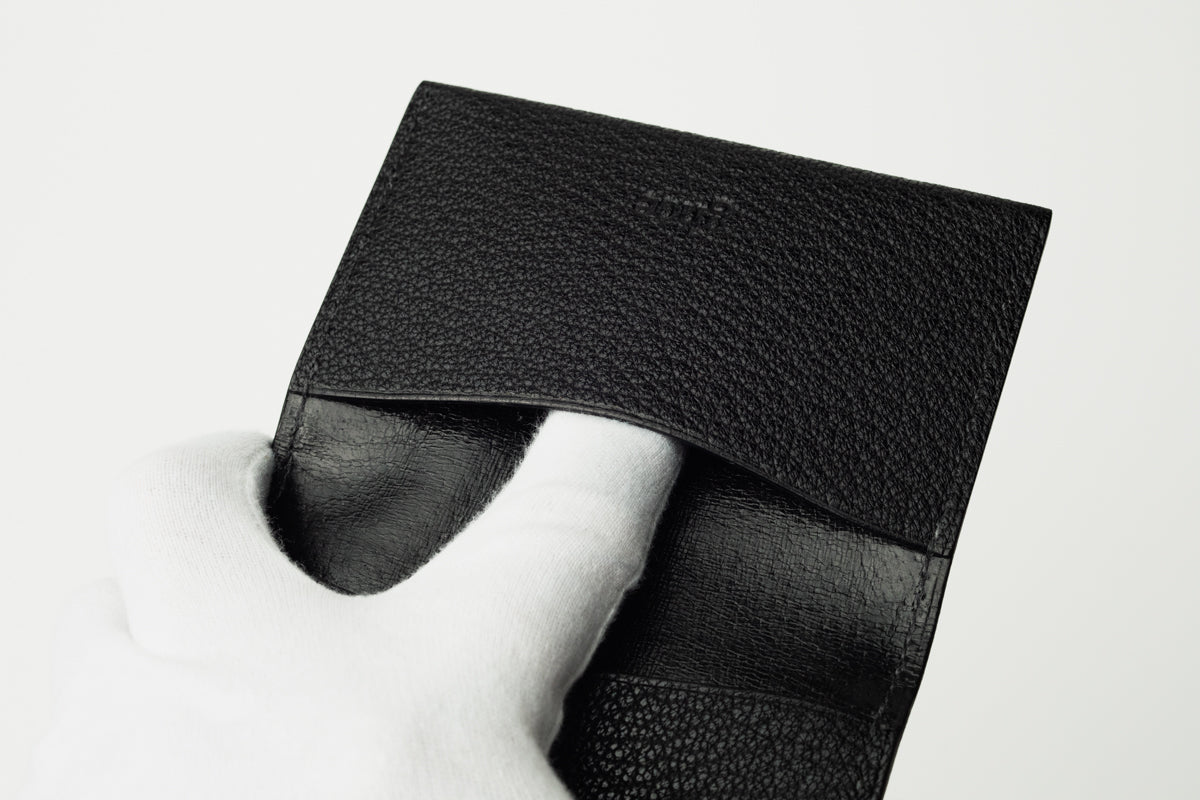 二つ折りカードケース 茶利八方