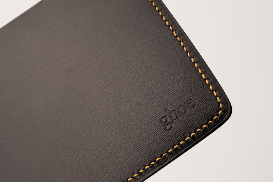 薄い札入れ boxcalf