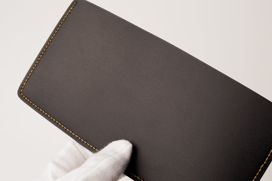 薄い札入れ boxcalf