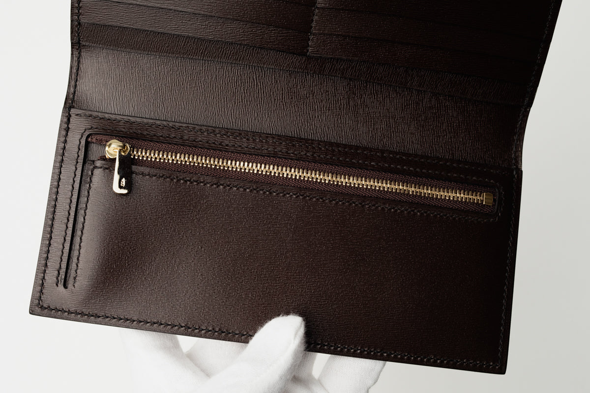 長財布 (ZIPコインケース付) boxcalf