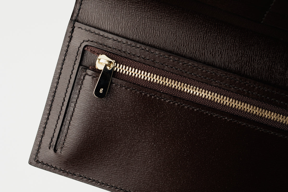 長財布 (ZIPコインケース付) boxcalf