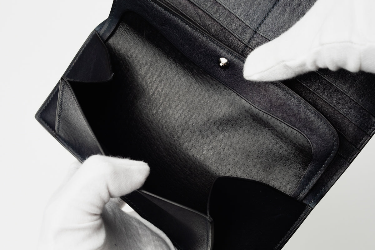 長財布 (ホック式コインケース付)  indaco