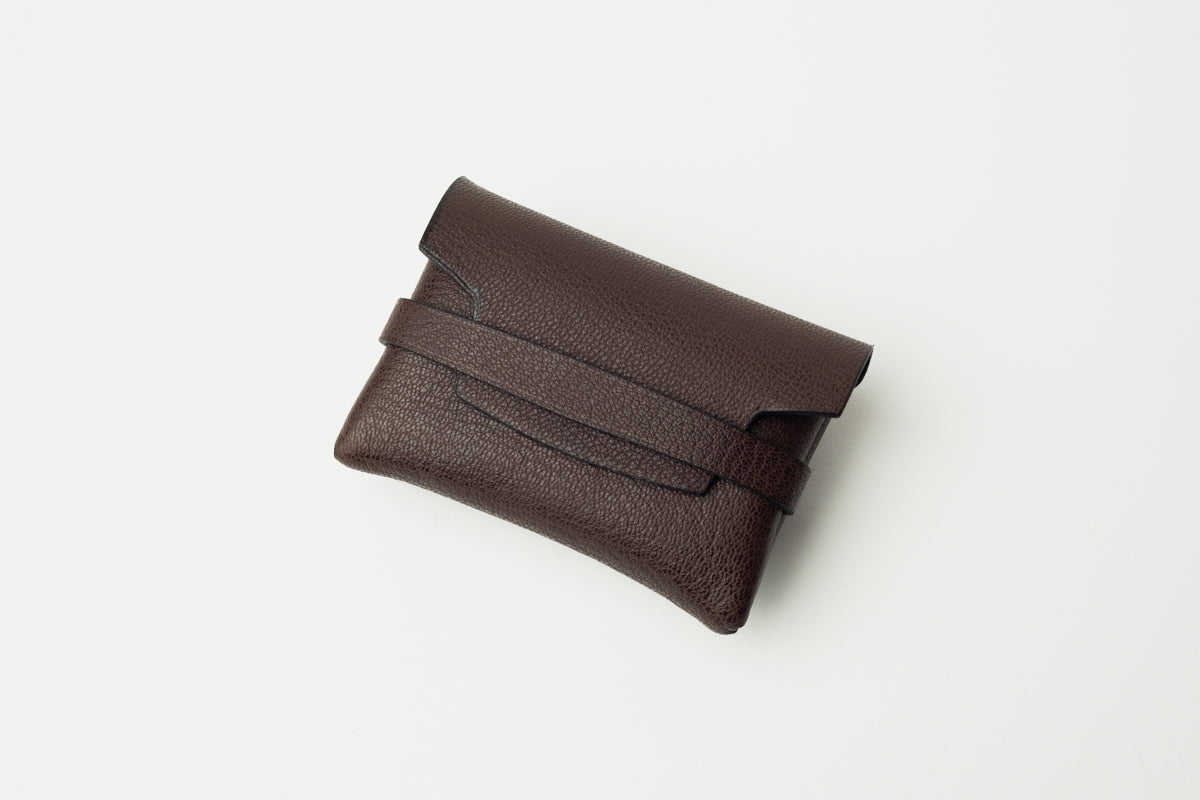 内縫いのカードケース 茶利八方