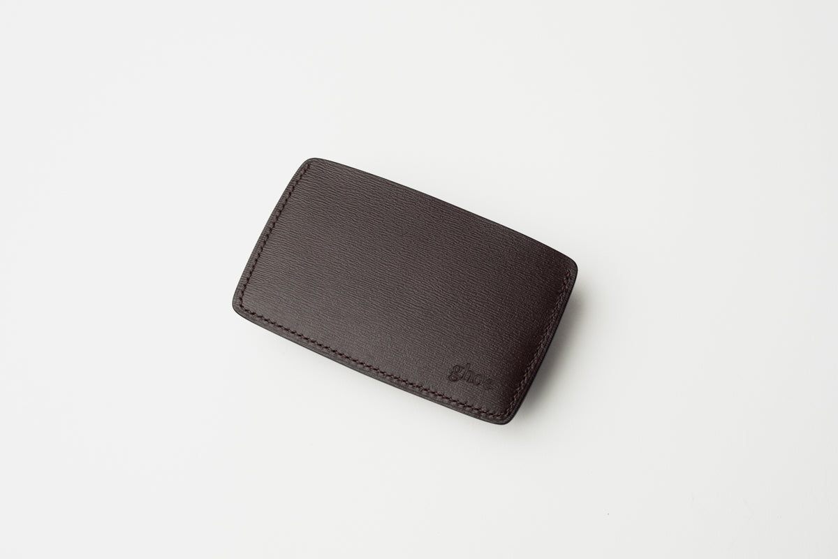 薄いカードケース　boxcalf