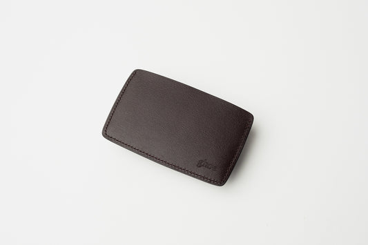 薄いカードケース　boxcalf