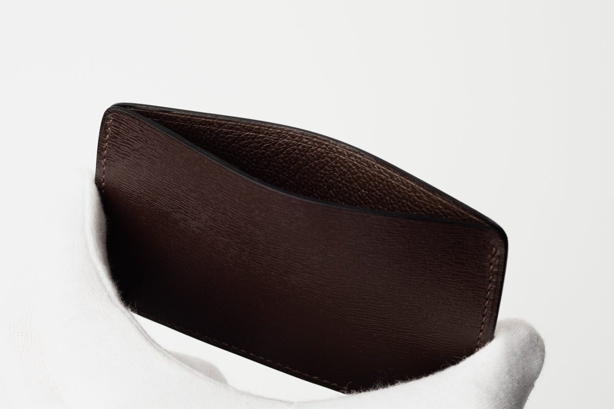 薄いカードケース　boxcalf